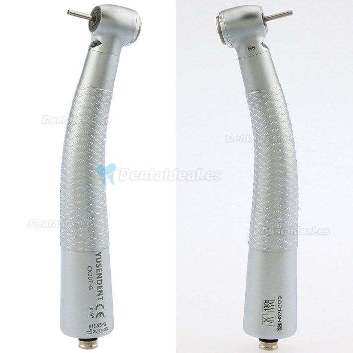 YUSENDENT® CX207-GN-P Pieza de mano de turbina dental compatible NSK (sin acoplamiento rápido)